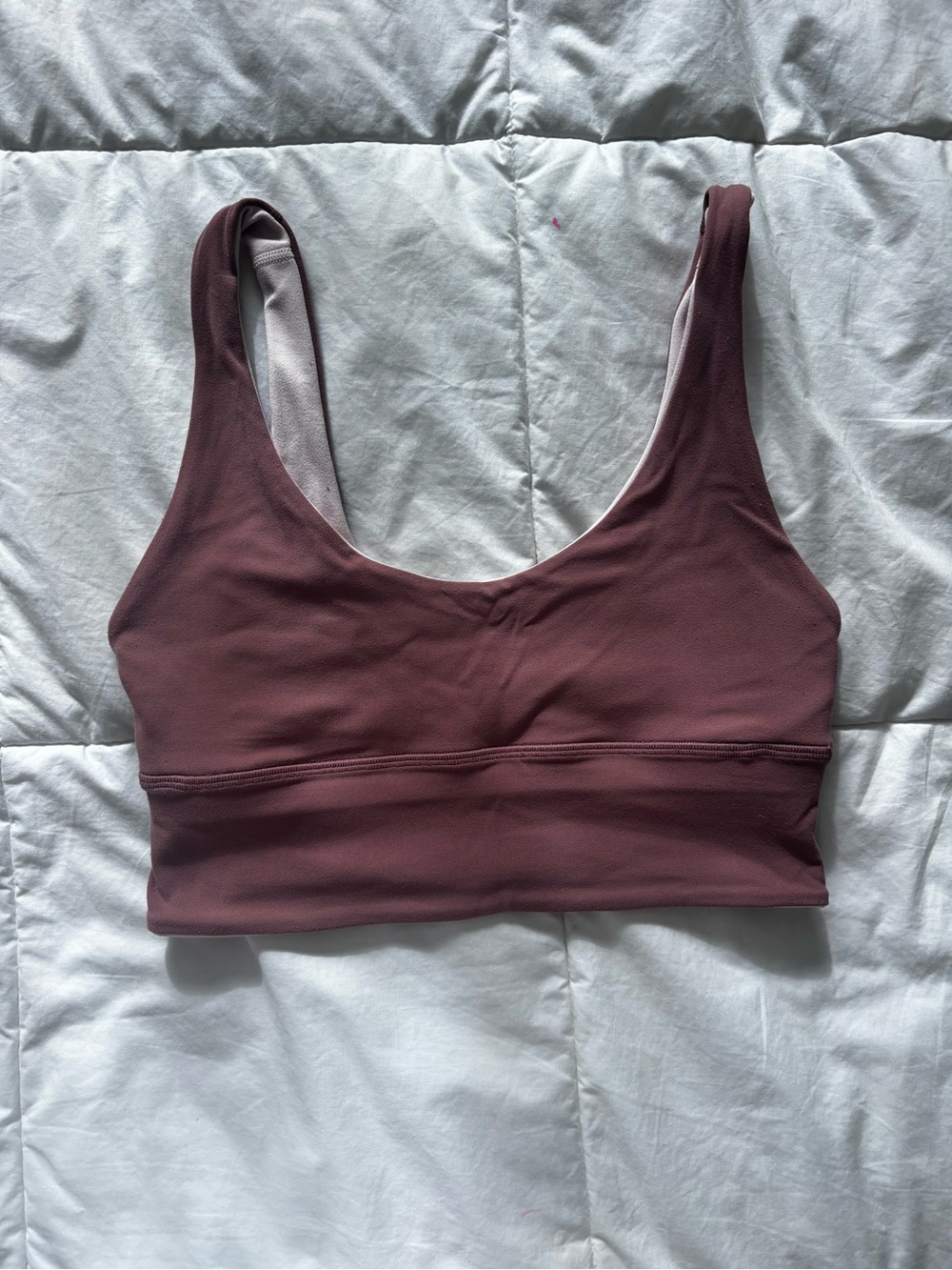Lululemon Pink Reversible Sports Bra